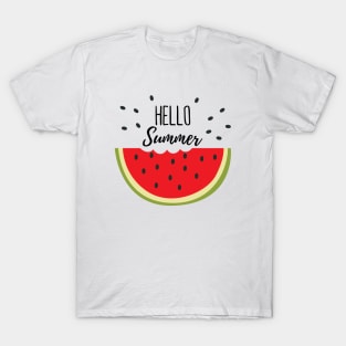 Summer Watermelon Slice Fruit T-Shirt